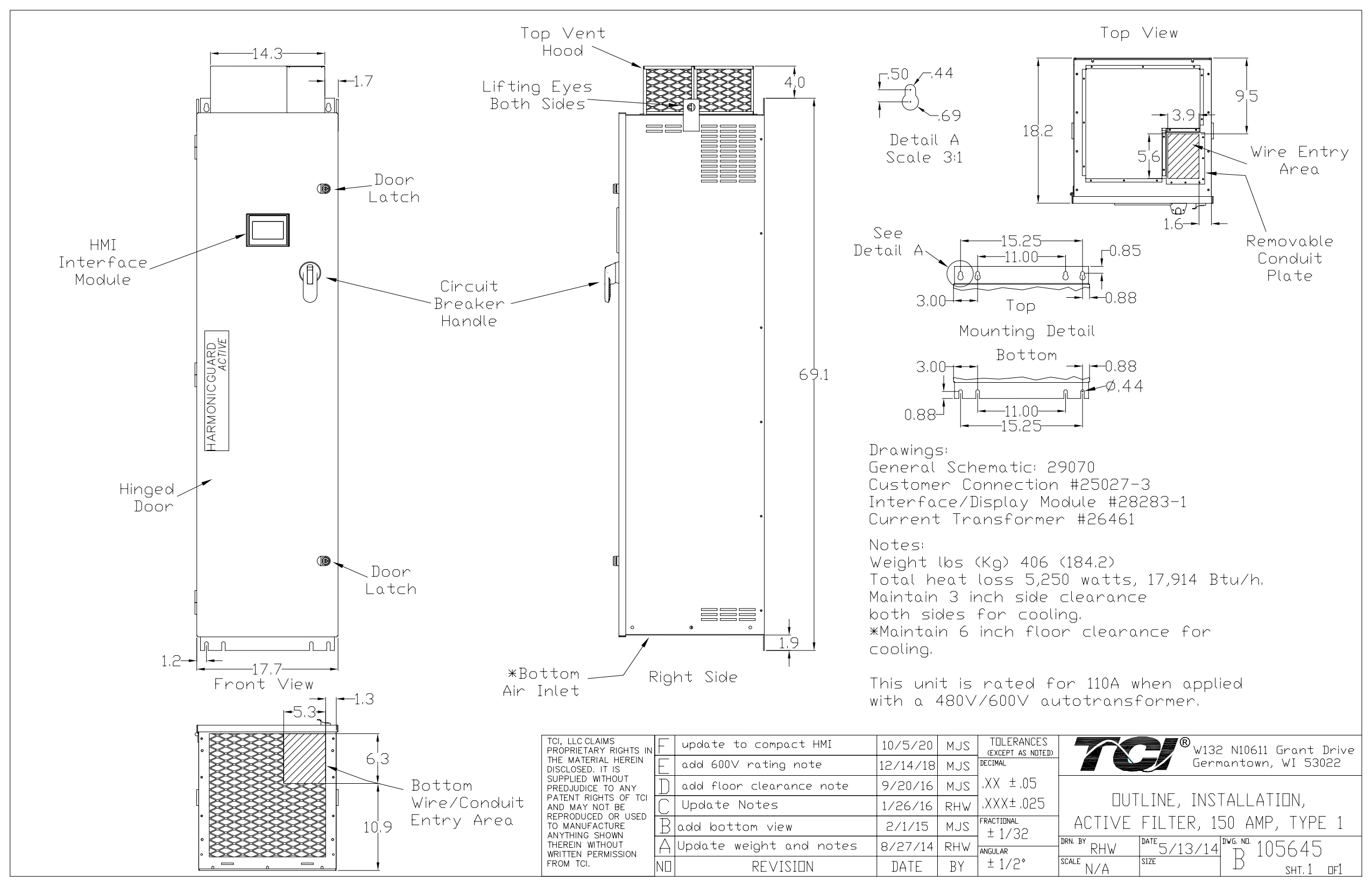 TCI-ALC 150 Amp Plano
